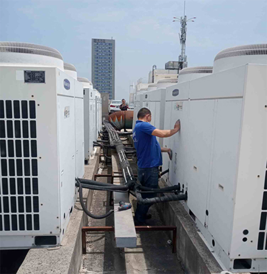 昌黎中央空调制热和不制冷系统维修方法